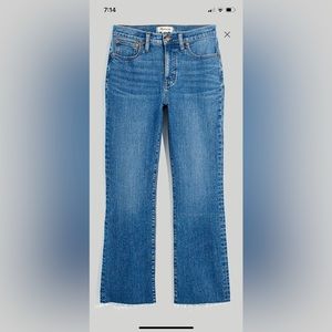 Madewell Kickout Crop Jeans